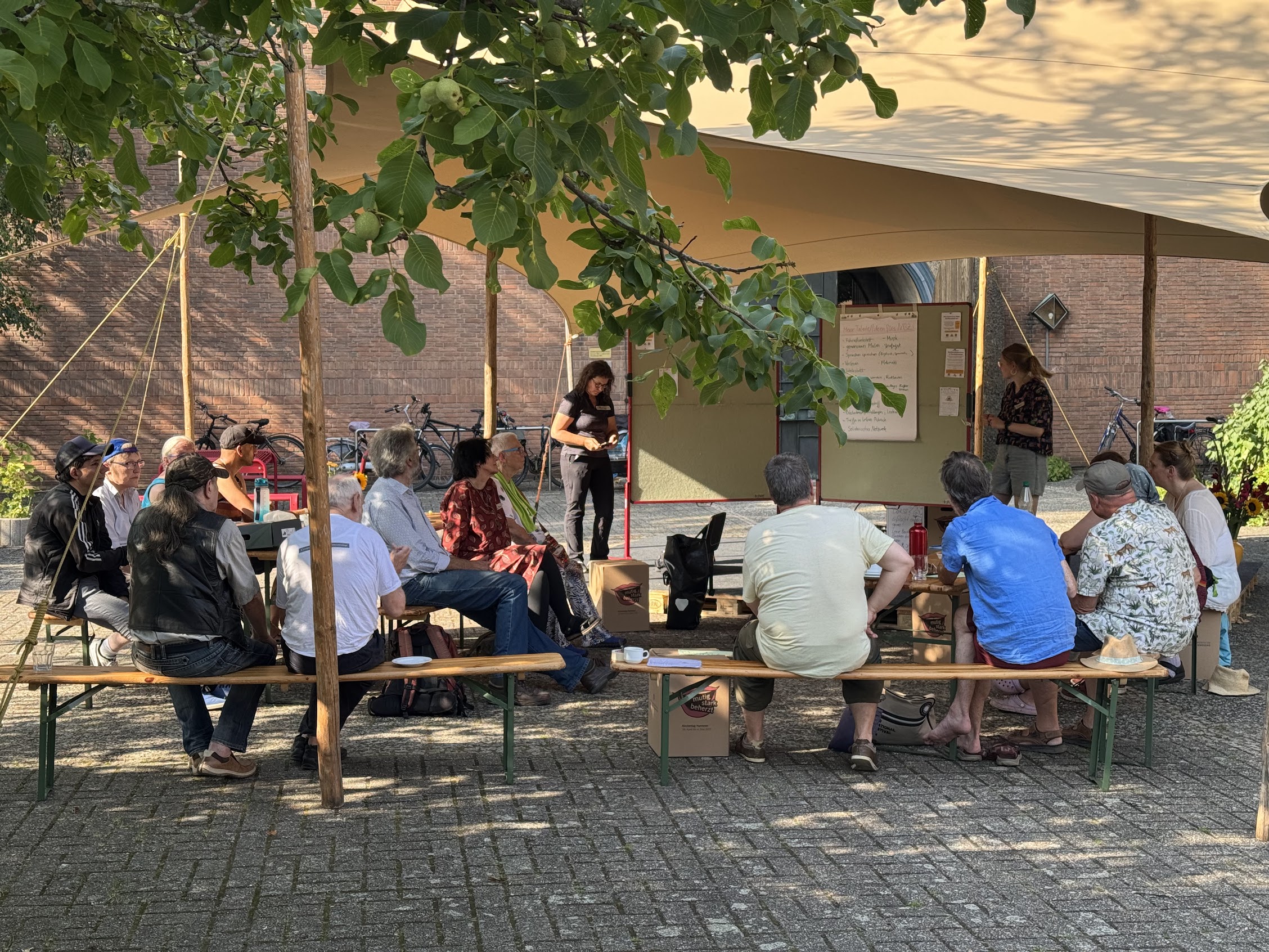 Sommer auf dem Platz